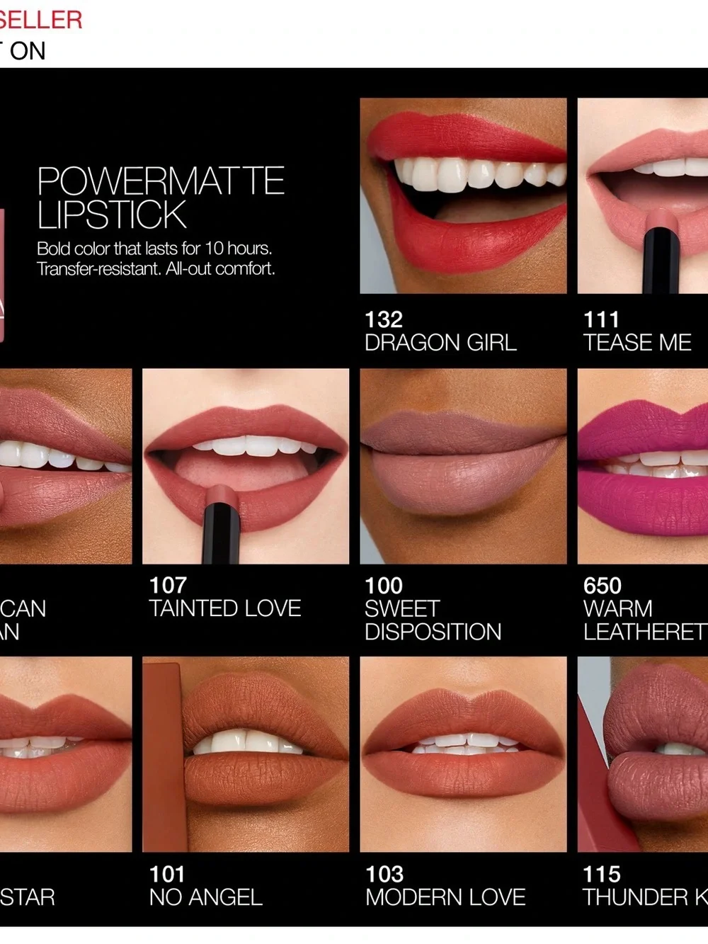 NARS Powermatte Tease Me 111 Rose Pink Matte Lipstick NWT
